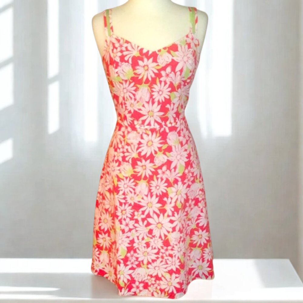 Talbots Pink Floral Sundress